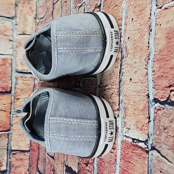 CONVERSE ALL-STAR CHUCK TAYLOR SLIP ON LOWTOP SHOES,  WOMANS SIZE 8, EUC - Picture 9 of 12